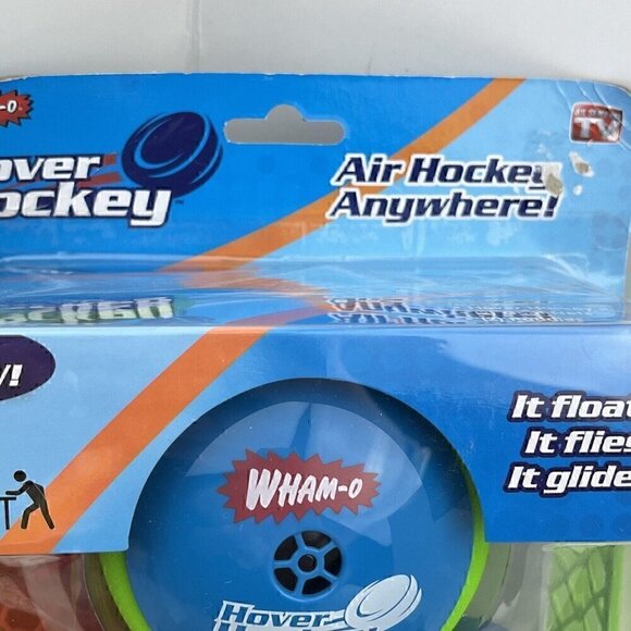 NEW WHAM-O HOVER Hockey Portable Air Hockey Game Set 2015 Ages 6+ - Picture 3 of 16